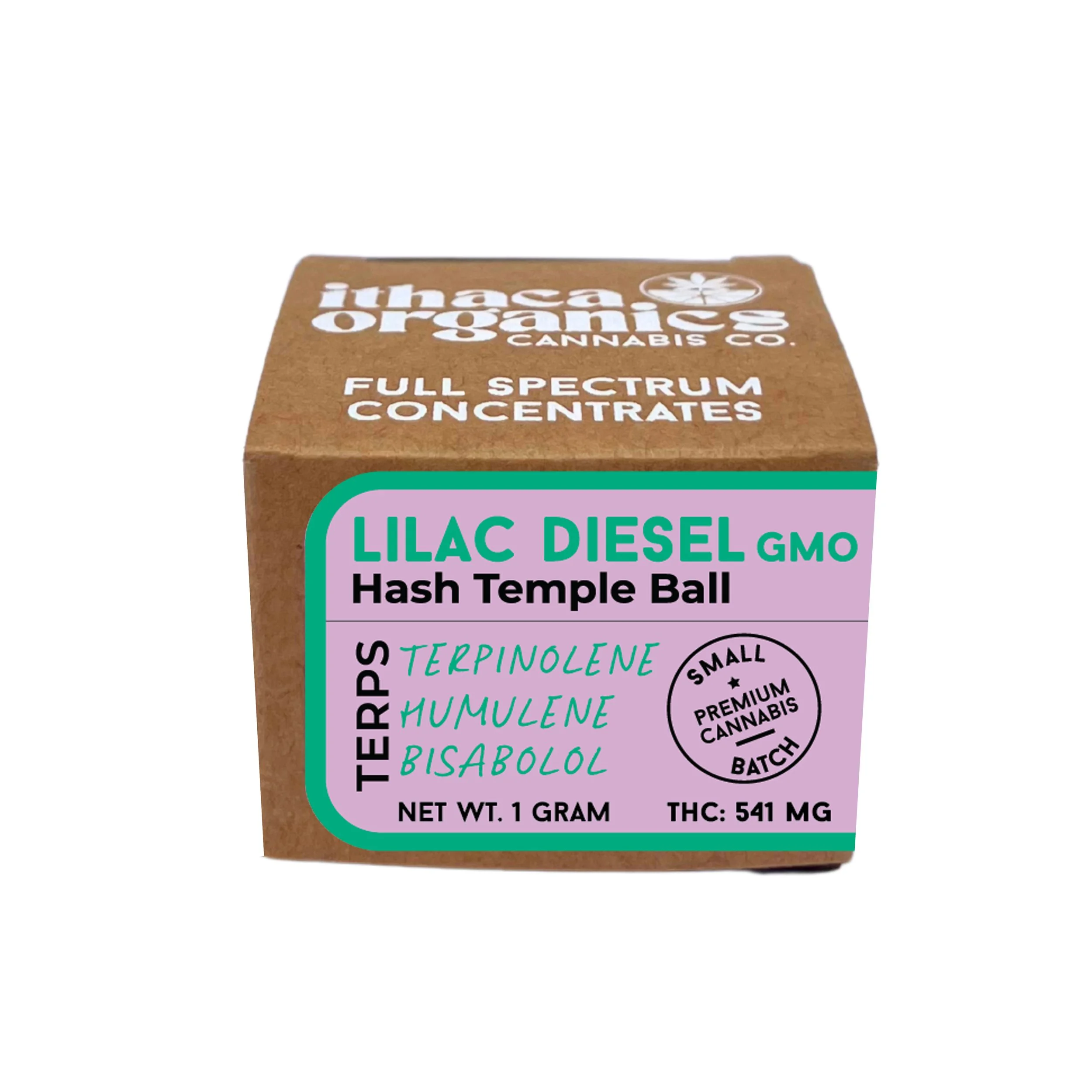 lilac diesel Temple Ball by Ithaca Organics 1g