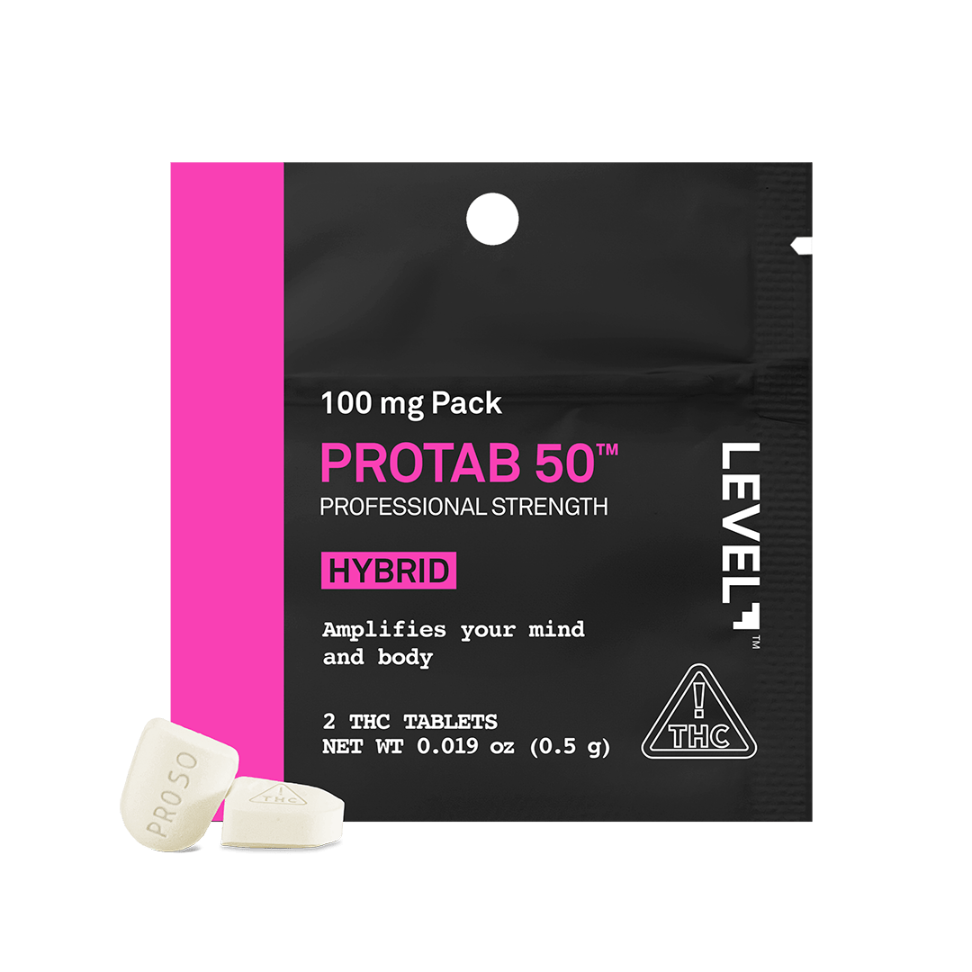 LEVEL Hybrid Protab Max Strength THC Tablets - 2ct.- 100mg