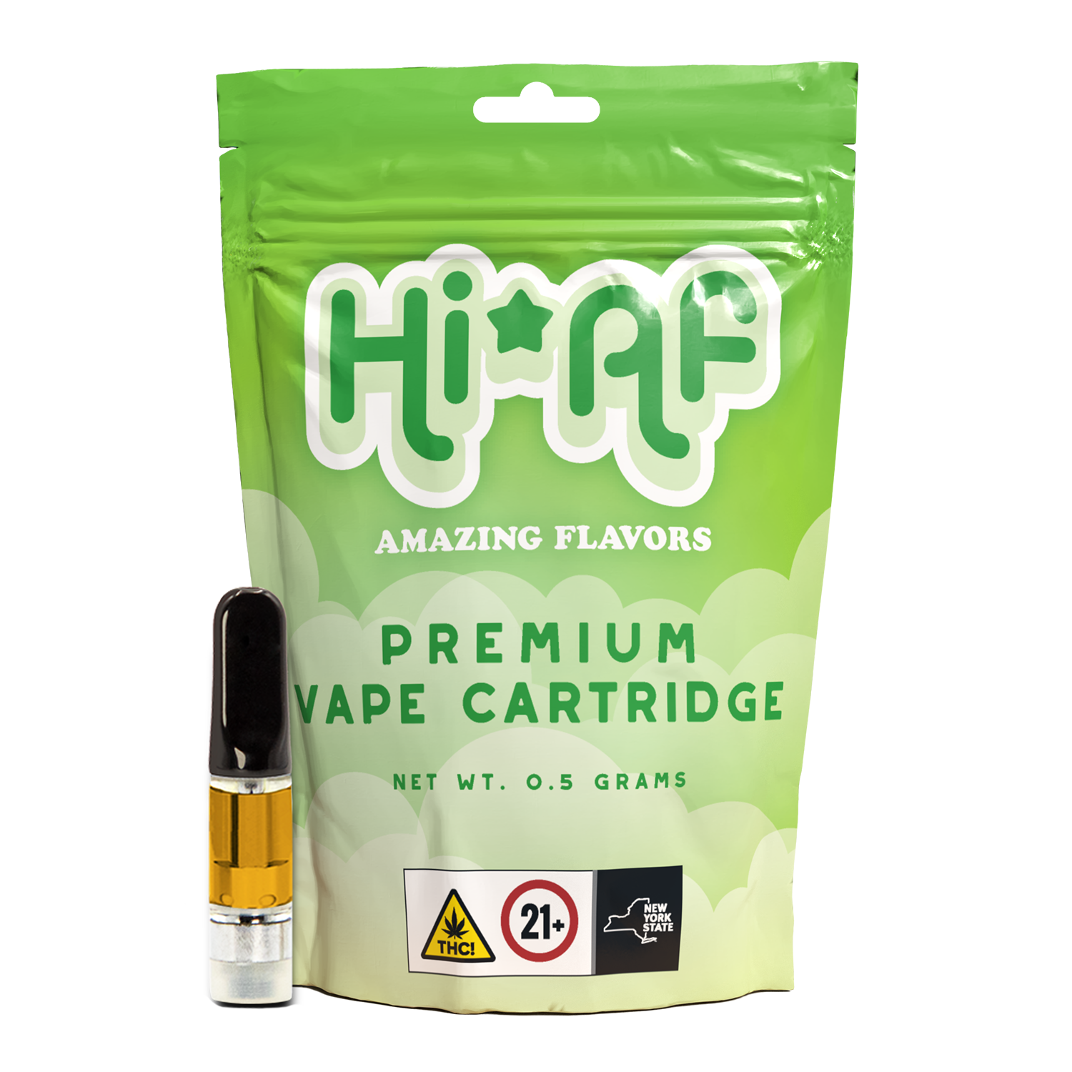 Key Lime Vape 510 Cart by HI AF 1g