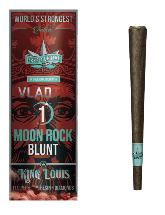 King Louis  Moon Rock Blunt By Presidential 1.5g