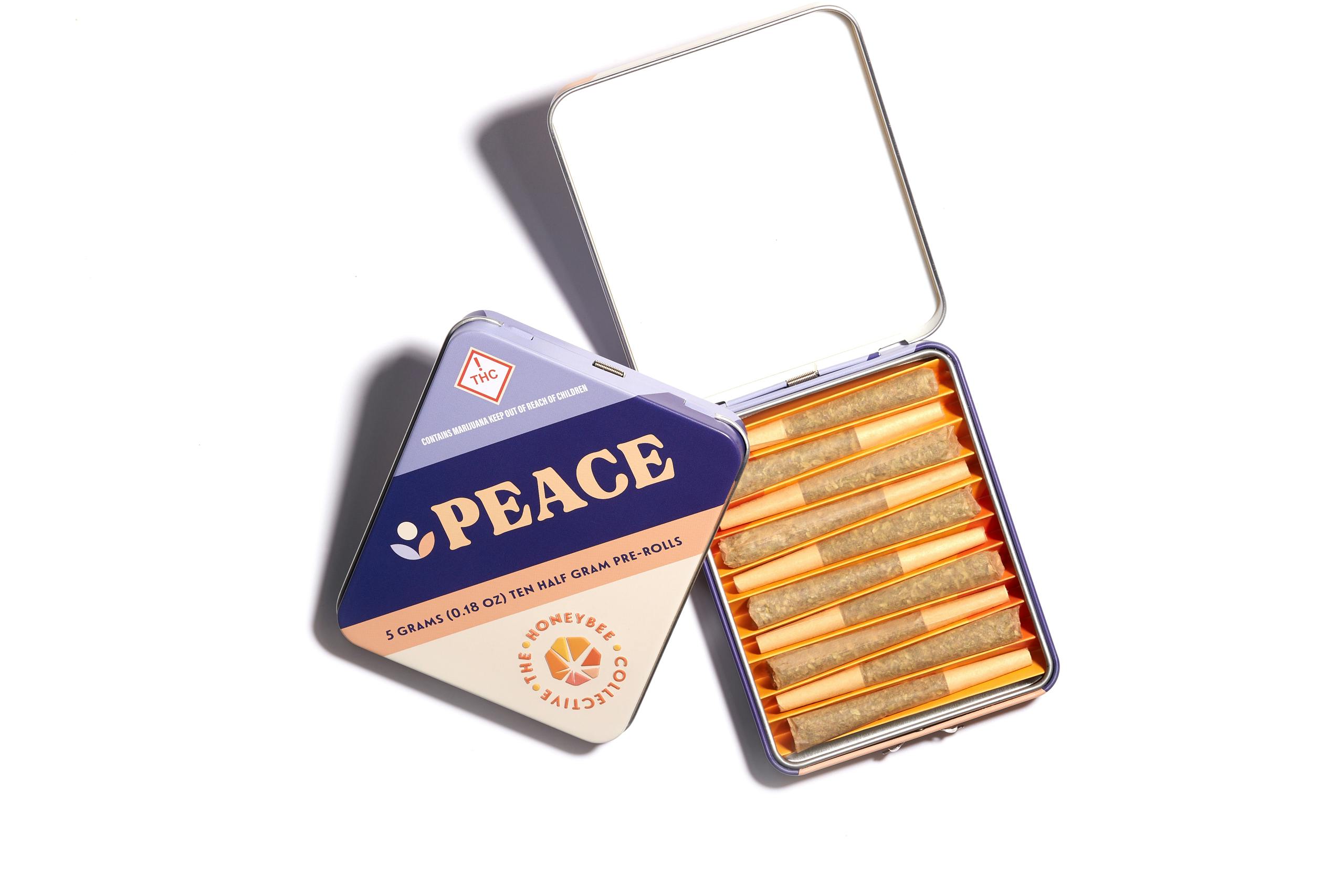 Bubble Gum x Purple Punch 10 pack pre rolls by Honeybee 5g