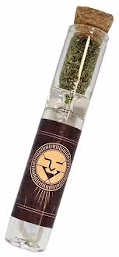 Breadrise Moonrock Glass Chillum (Reusable) 0.5g