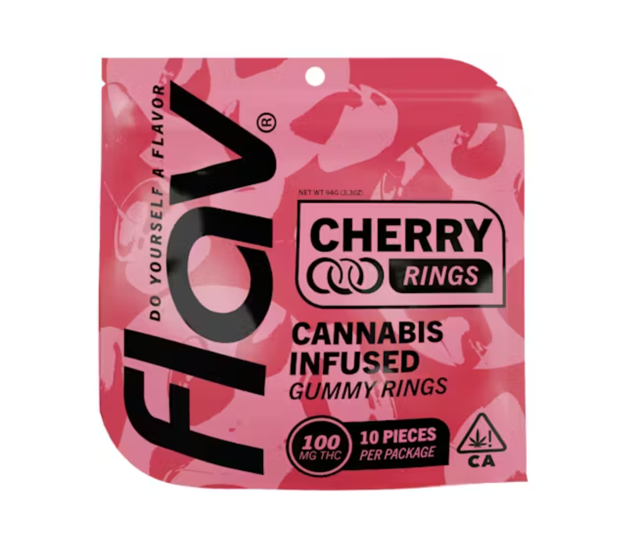 Cherry Gummy Rings 100mg 