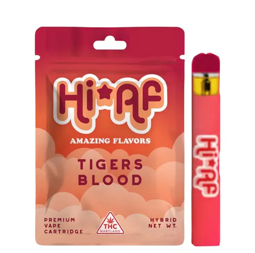 Tigers Blood all in one disposable vape by Ai Af 1g