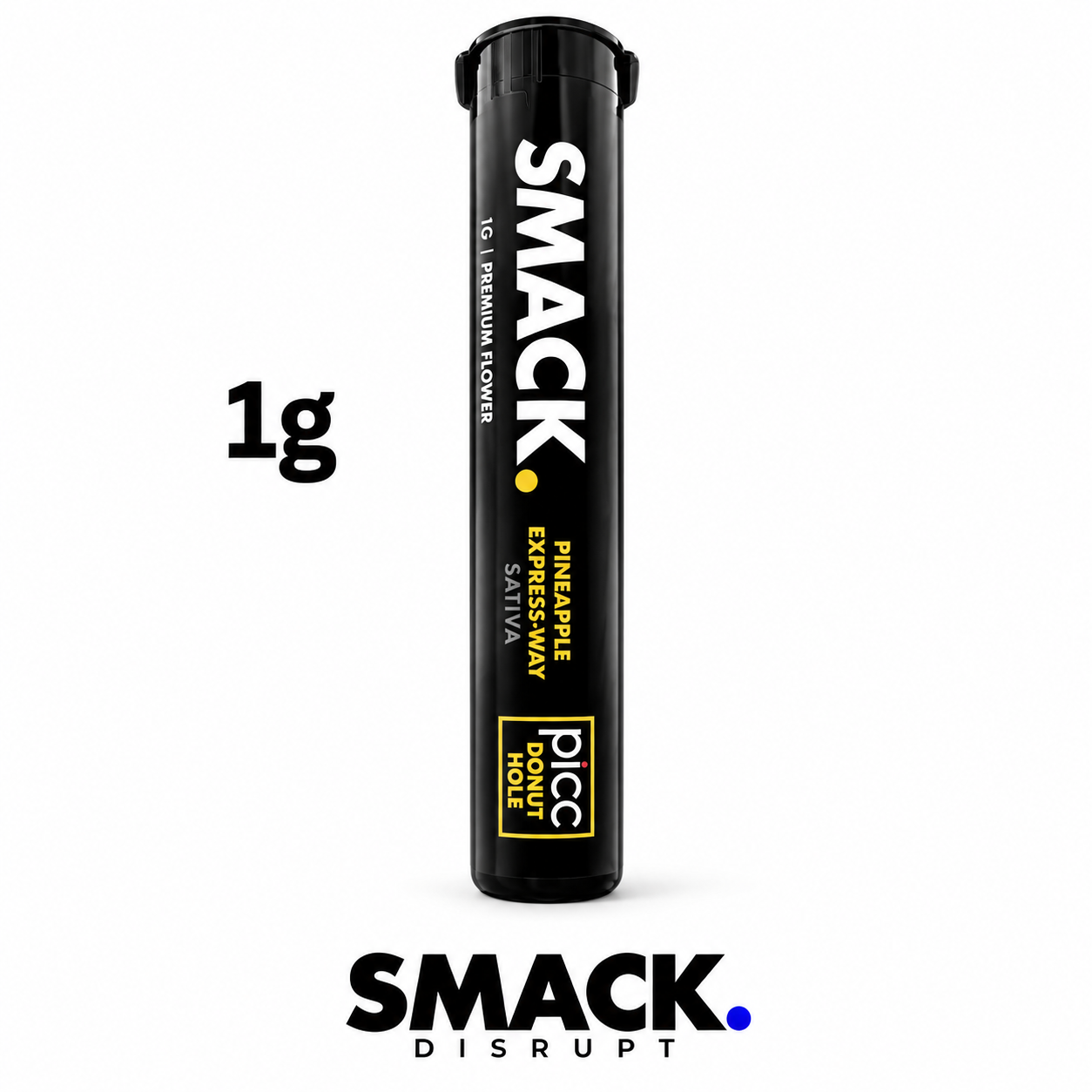 Pineapple Express way Infused Single Pre Roll by Smack 1g