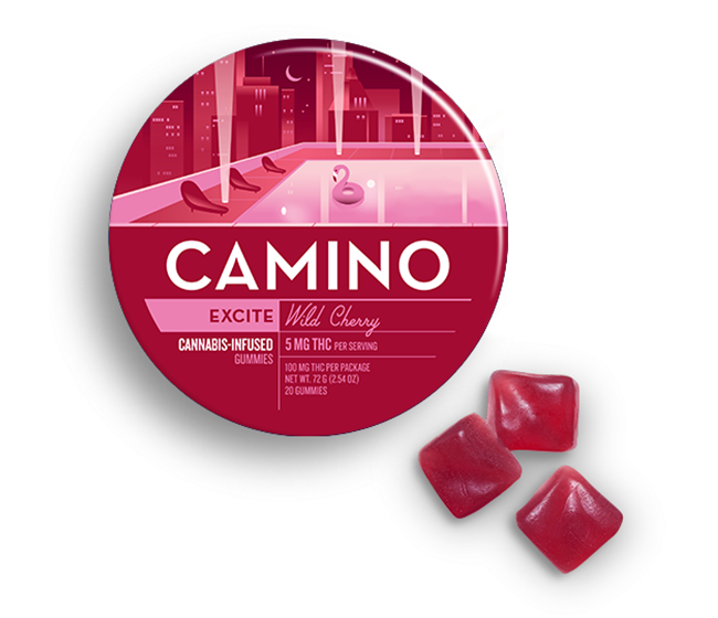 Wild Cherry Exhilarate 20 pack by Camino 100mg