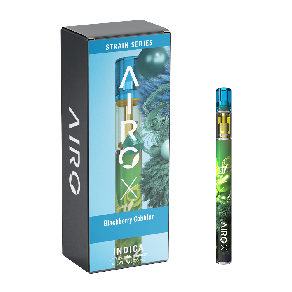 Blackberry cobbler disposable all in one vape by airo 0.5g