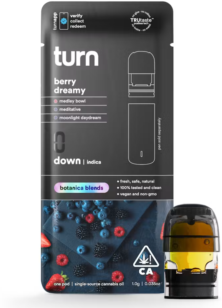 Berry Dreamy Live Resin Vape Pod + Battery by Turn 1g