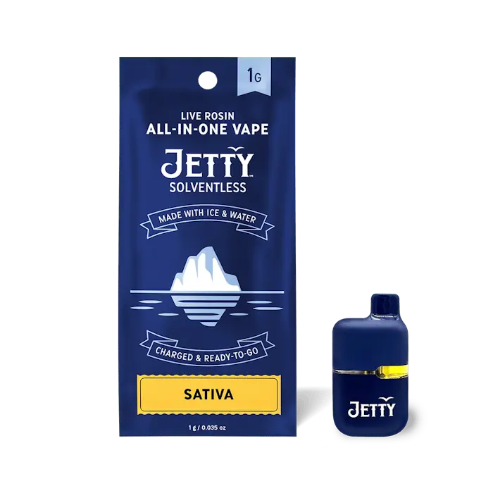 Tangerine Gas Rosin All In One Disposable vape by Jetty  1g