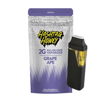 Grape Ape All In One Disposable Vape by Hashtag Honey 2g