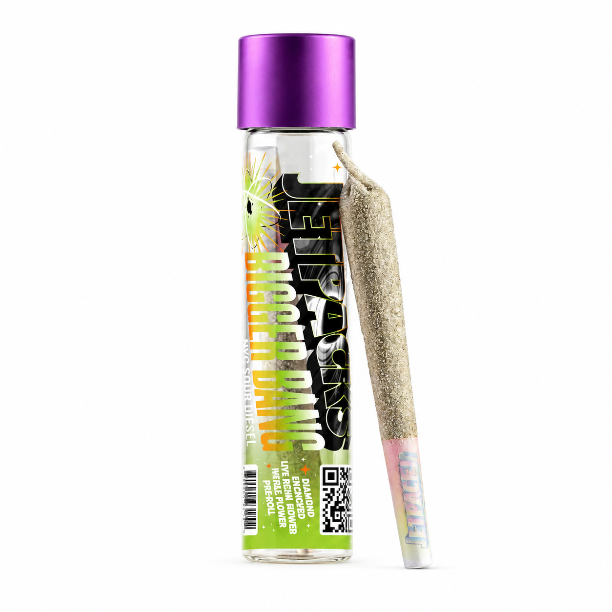 NYC Sour Diesel (Sativa) Double Infused Single Pre roll - 0.5g