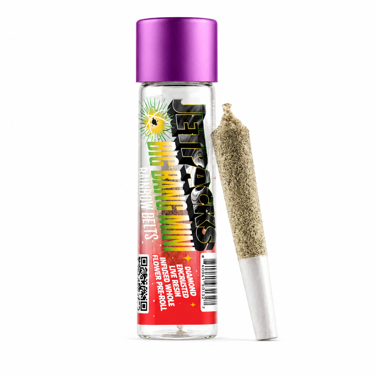 Rainbow Belts (Hybrid) Double Infused Single Pre roll - 0.5g