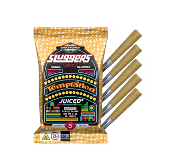 Temptation Double Infused Glass Tip Blunt 5 pack by Sluggers 3.5g