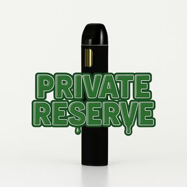 Private Reserve Kush All In One Disposable Vape Half Gram by Out East Canna 0.5g