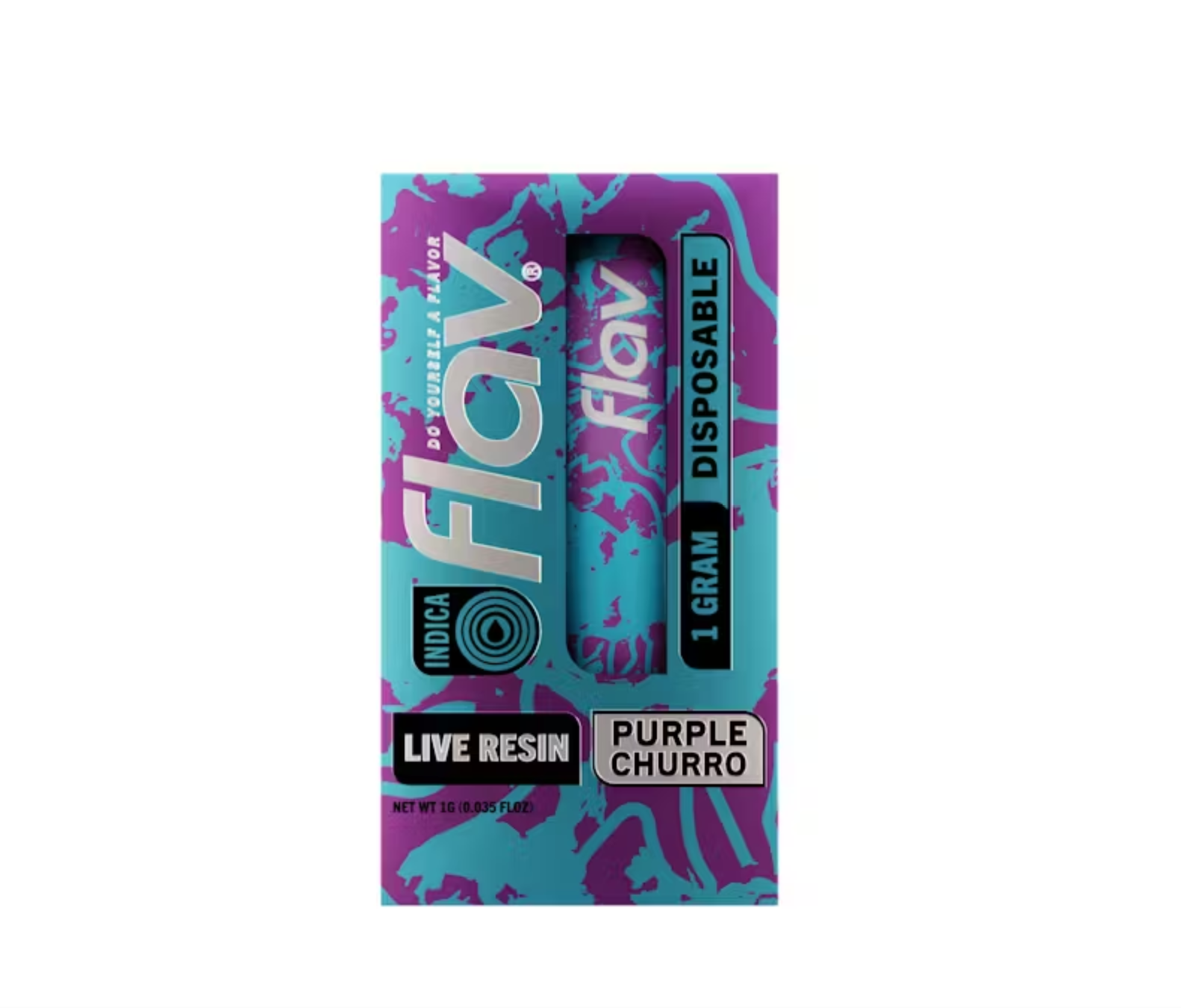 Purple Churro Live Resin All in One Vape 1g