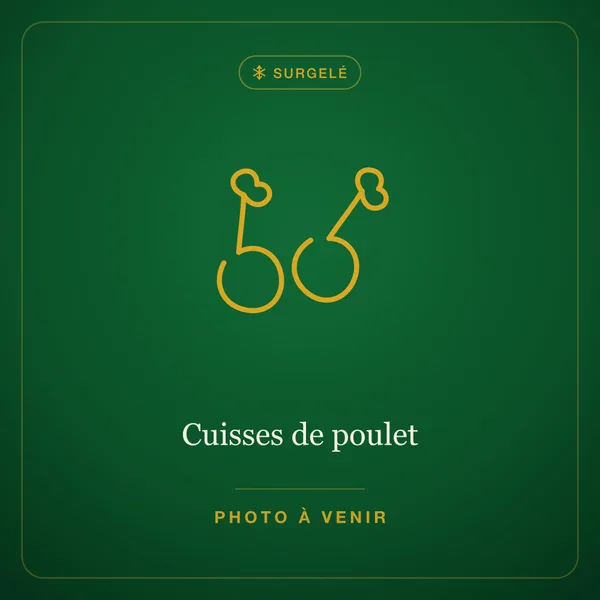 Cuisses de poulet — surgelé