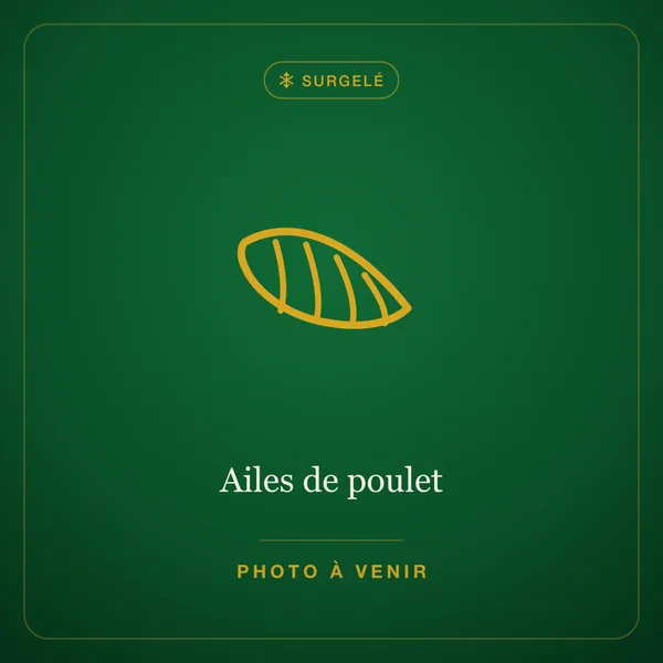 Ailes de poulet — surgelé