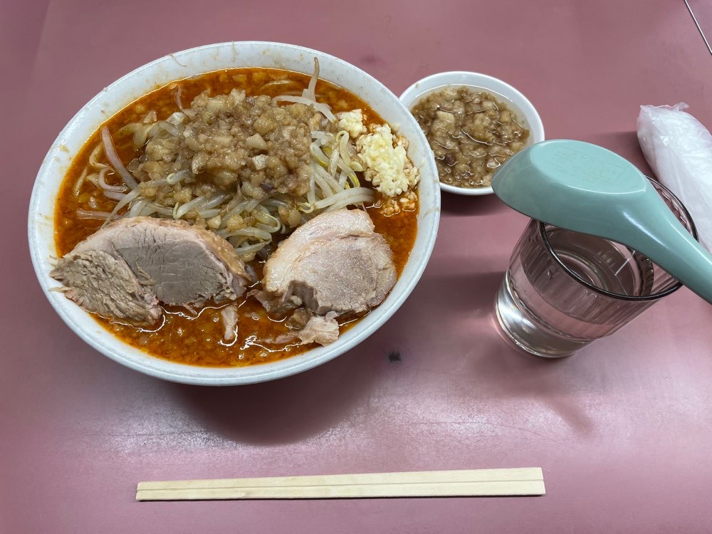 ラーメン荘 おもしろい方へのジロ活写真 3