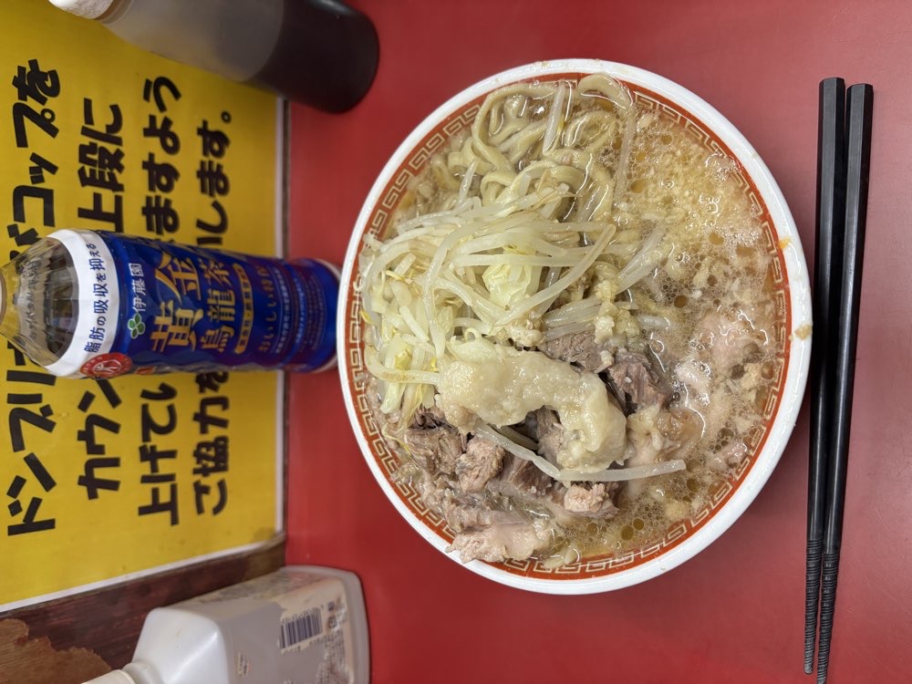 ラーメン二郎 目黒店のジロ活写真 7