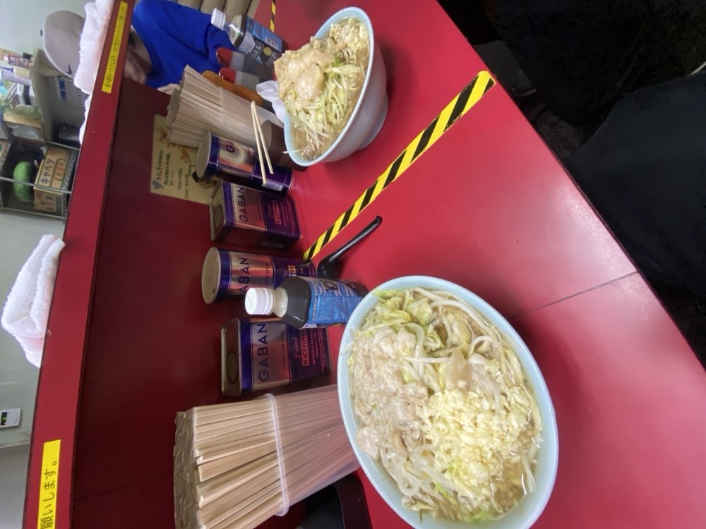 ラーメン二郎 中山駅前店のジロ活写真 7