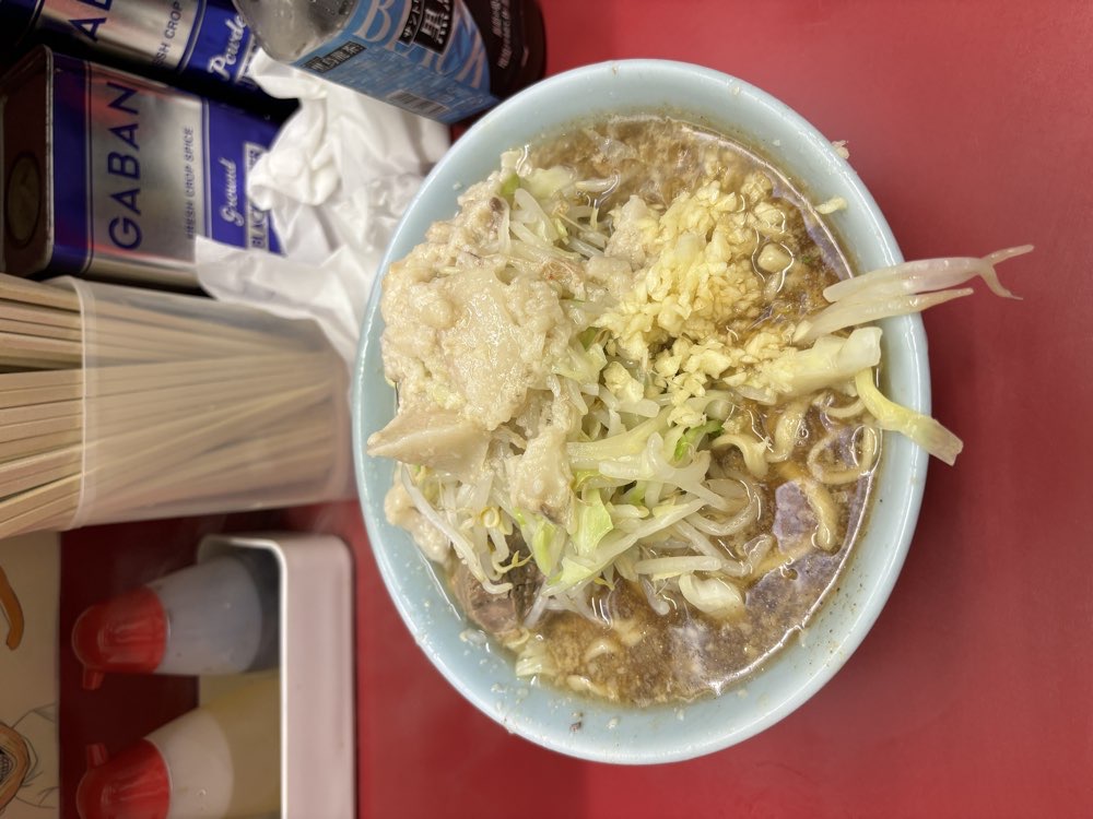 ラーメン二郎 中山駅前店のジロ活写真 6