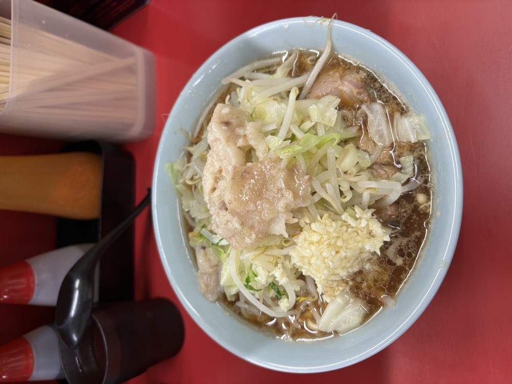 ラーメン二郎 中山駅前店のジロ活写真 5