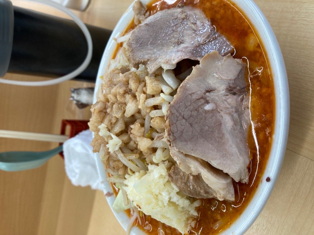 ラーメン荘おもしろい方へ 池田店のジロ活写真 1