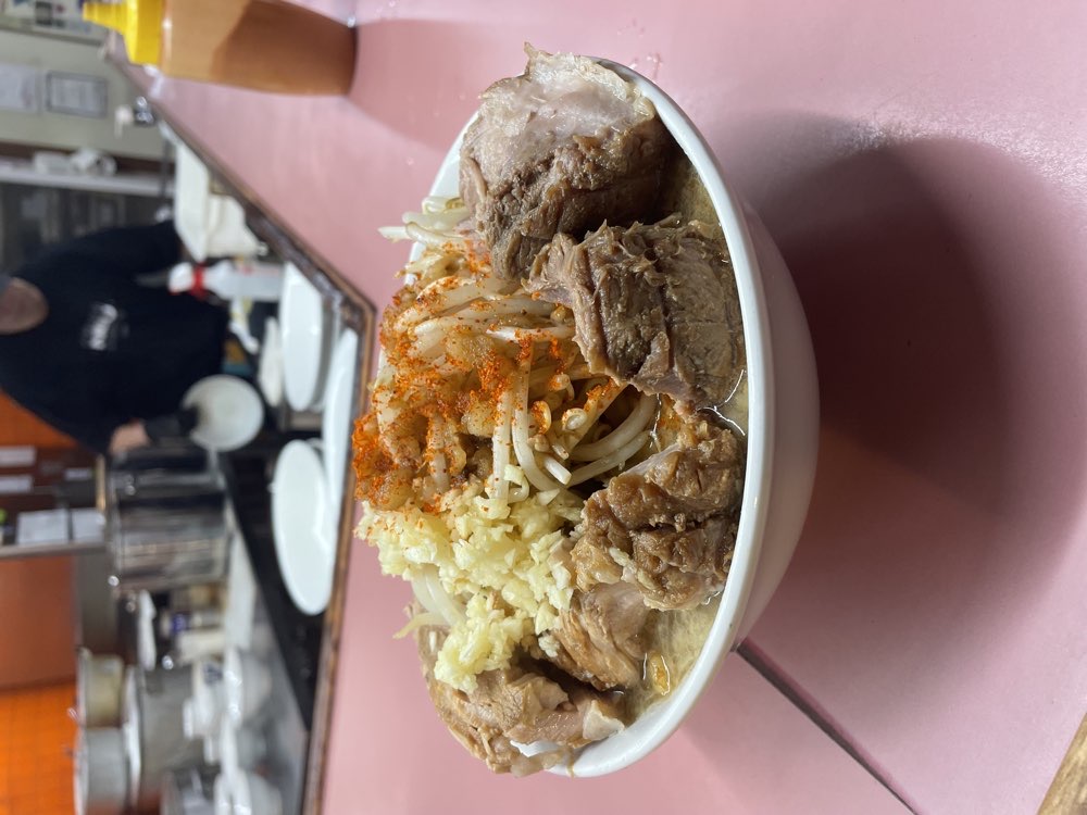 ラーメン荘 おもしろい方へのジロ活写真 1