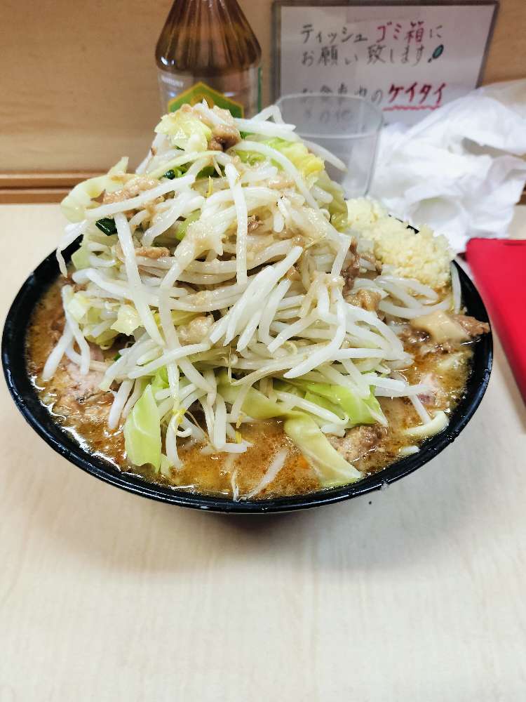 ラーメン二郎 京成大久保店のジロ活写真 3