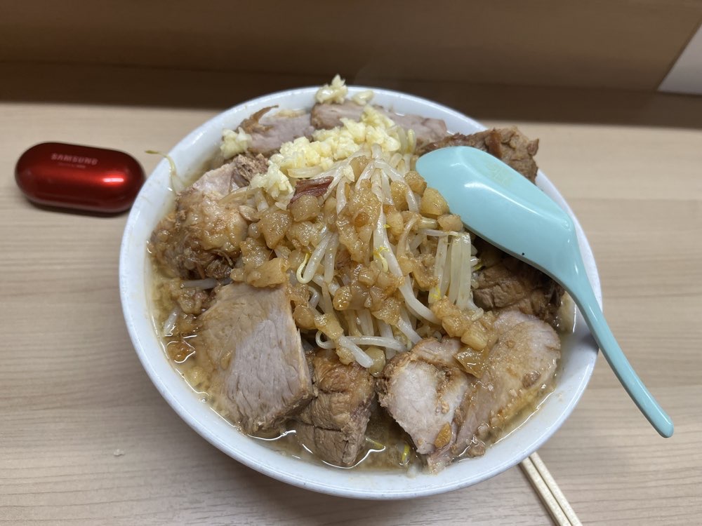 ラーメン荘 歴史を刻め 大阪日本橋店のジロ活写真 4