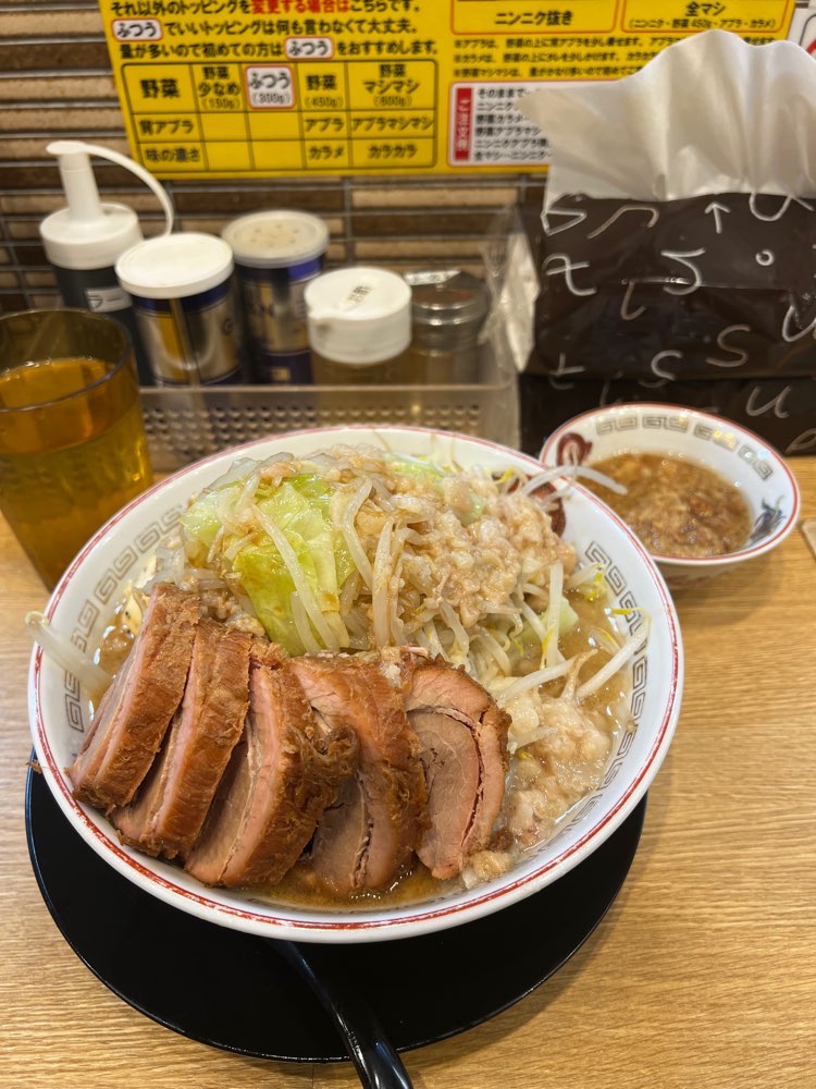 ラーメン豚山 南船場店のジロ活写真 4
