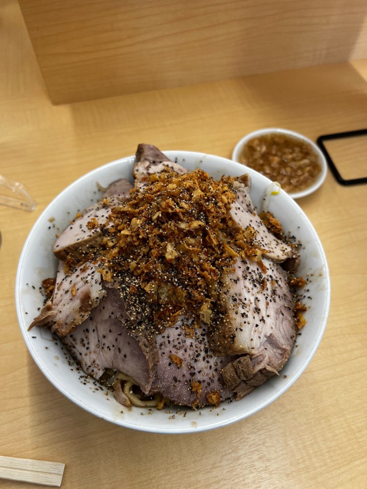 ラーメン荘おもしろい方へ 池田店のジロ活写真 6