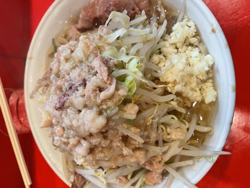 ラーメン二郎 府中店のジロ活写真 2