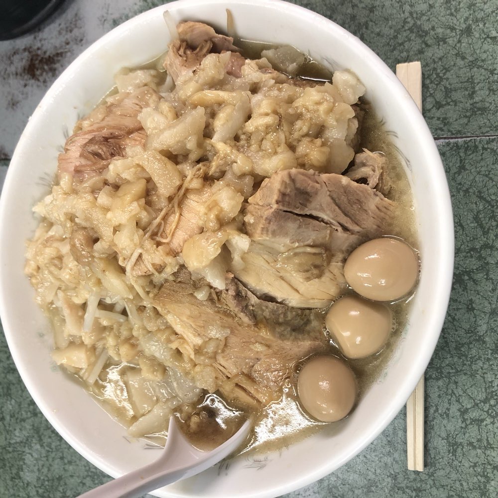 ラーメン二郎 新宿小滝橋通り店のジロ活写真 8
