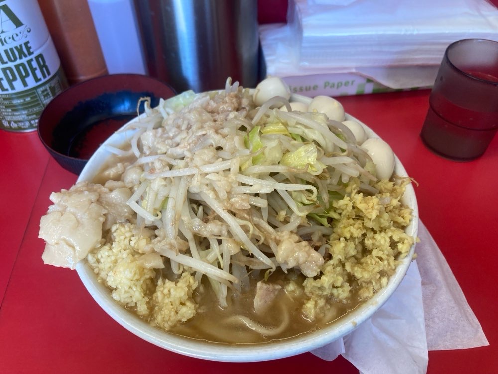 ラーメン二郎 仙台店のジロ活写真 8