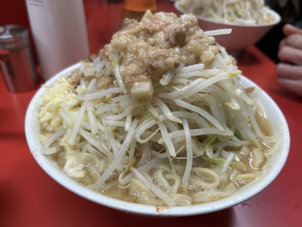 ラーメン二郎 一橋学園店のジロ活写真 3