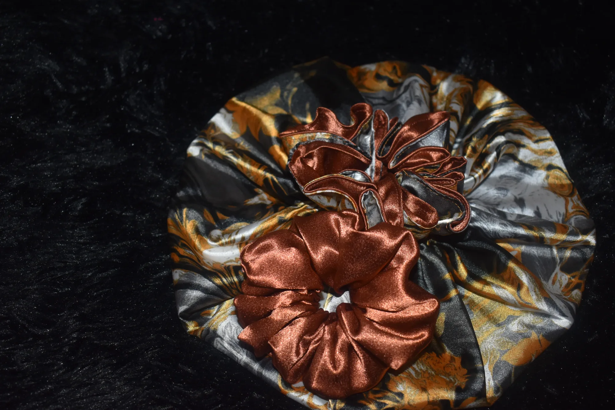 The Dreamscape Luxe Collection-(Gilded Night Bonnet Set) photo 1