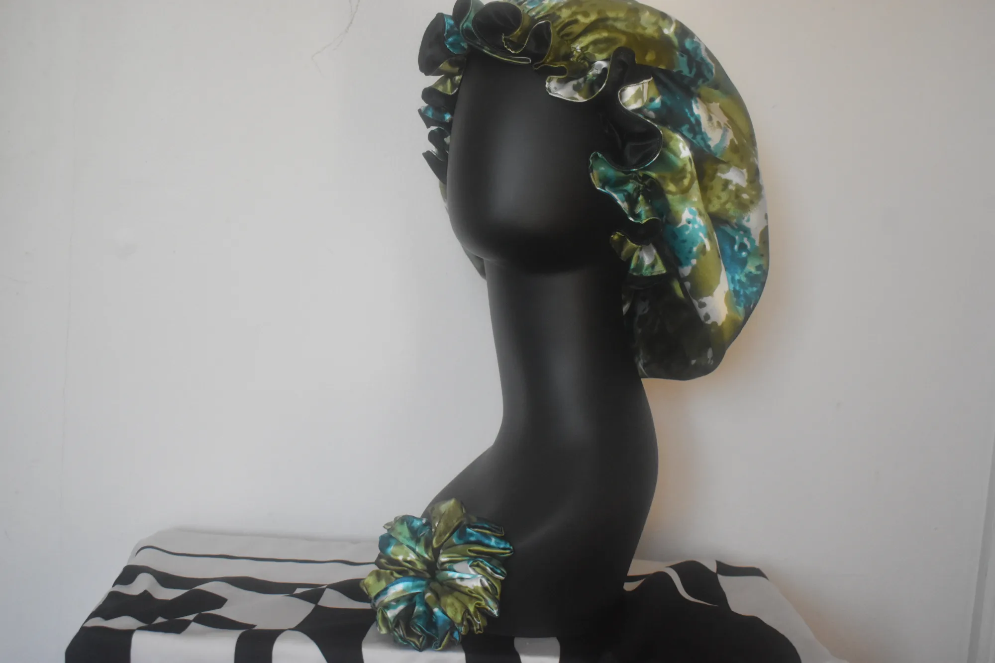 The Dreamscape Luxe Collection- (Jungle Mist Bonnet Set) photo 5