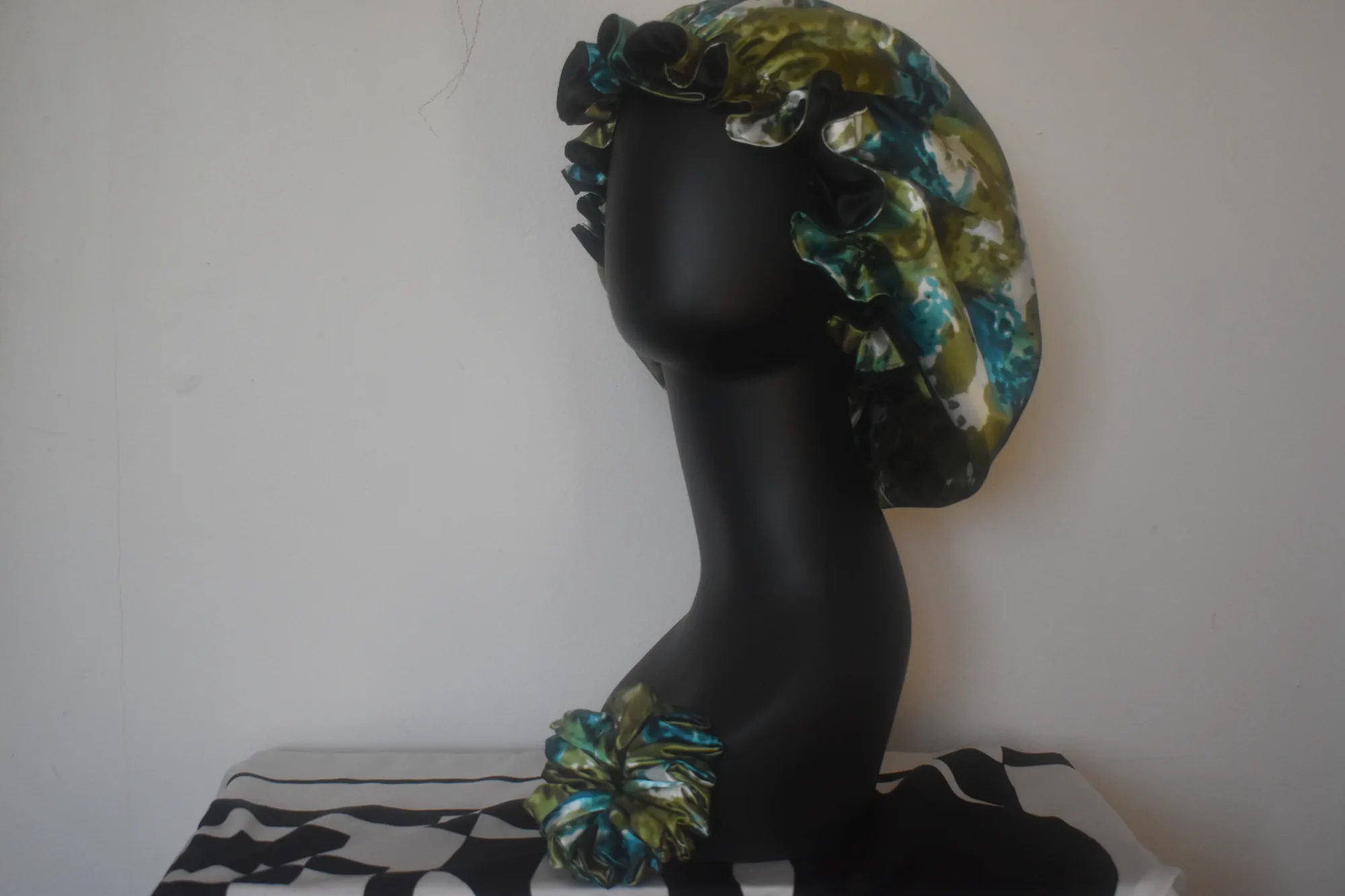 The Dreamscape Luxe Collection- (Jungle Mist Bonnet Set) photo 6