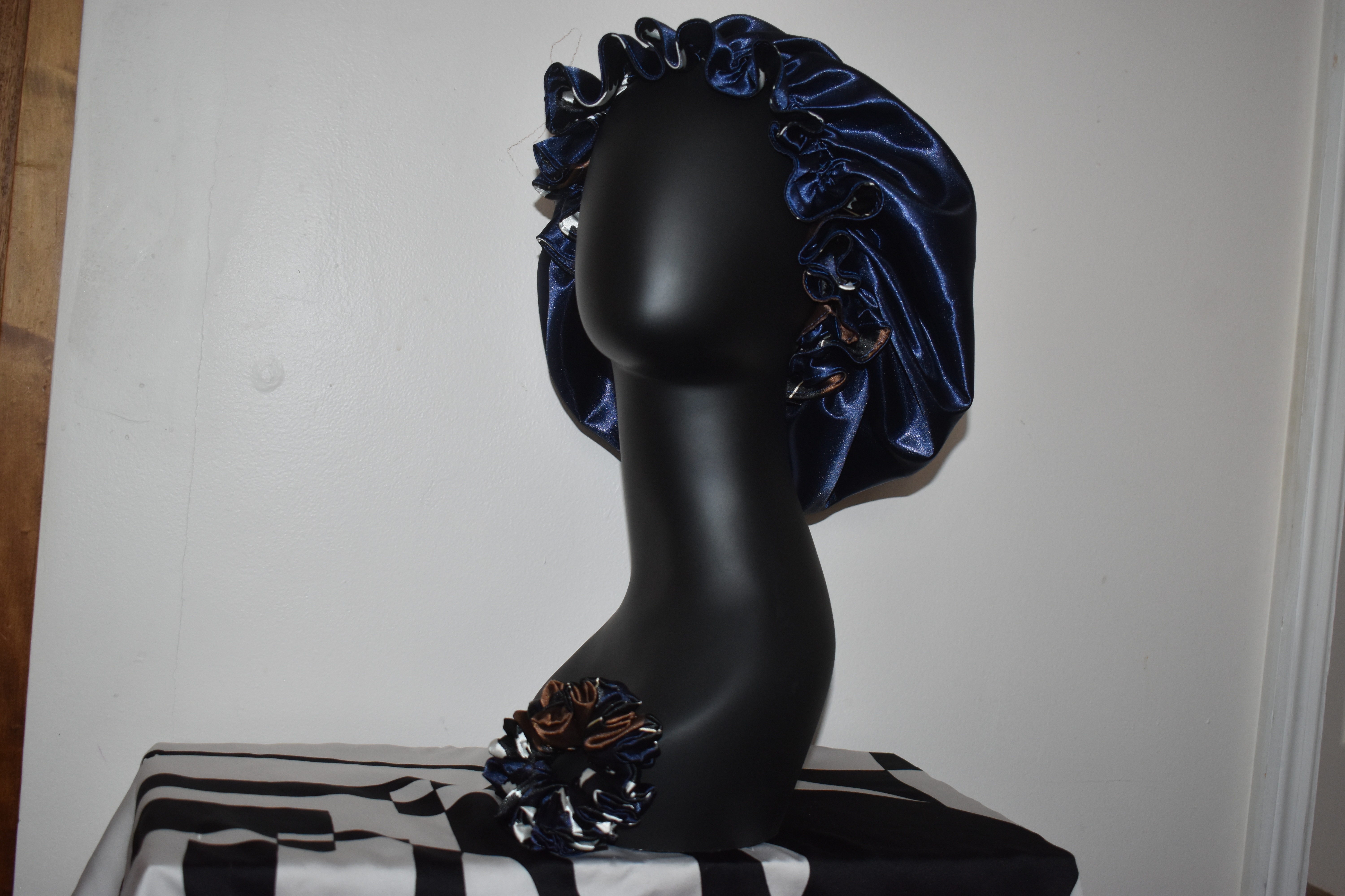 The Dreamscape Luxe Collection-(Midnight Mirage Bonnet set) photo 6