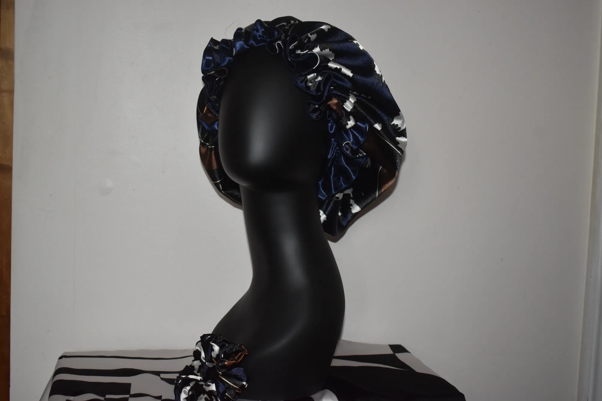 The Dreamscape Luxe Collection-(Midnight Mirage Bonnet set) photo 2