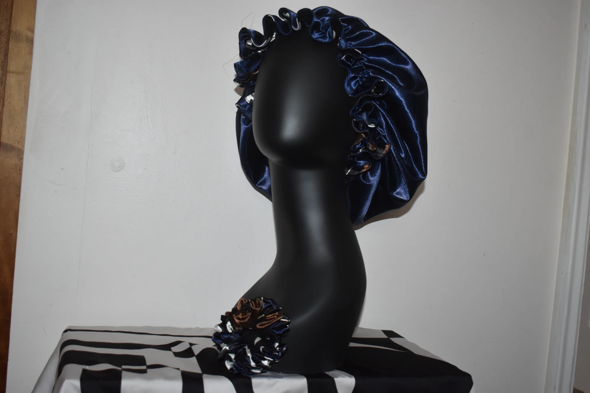 The Dreamscape Luxe Collection-(Midnight Mirage Bonnet set) photo 6