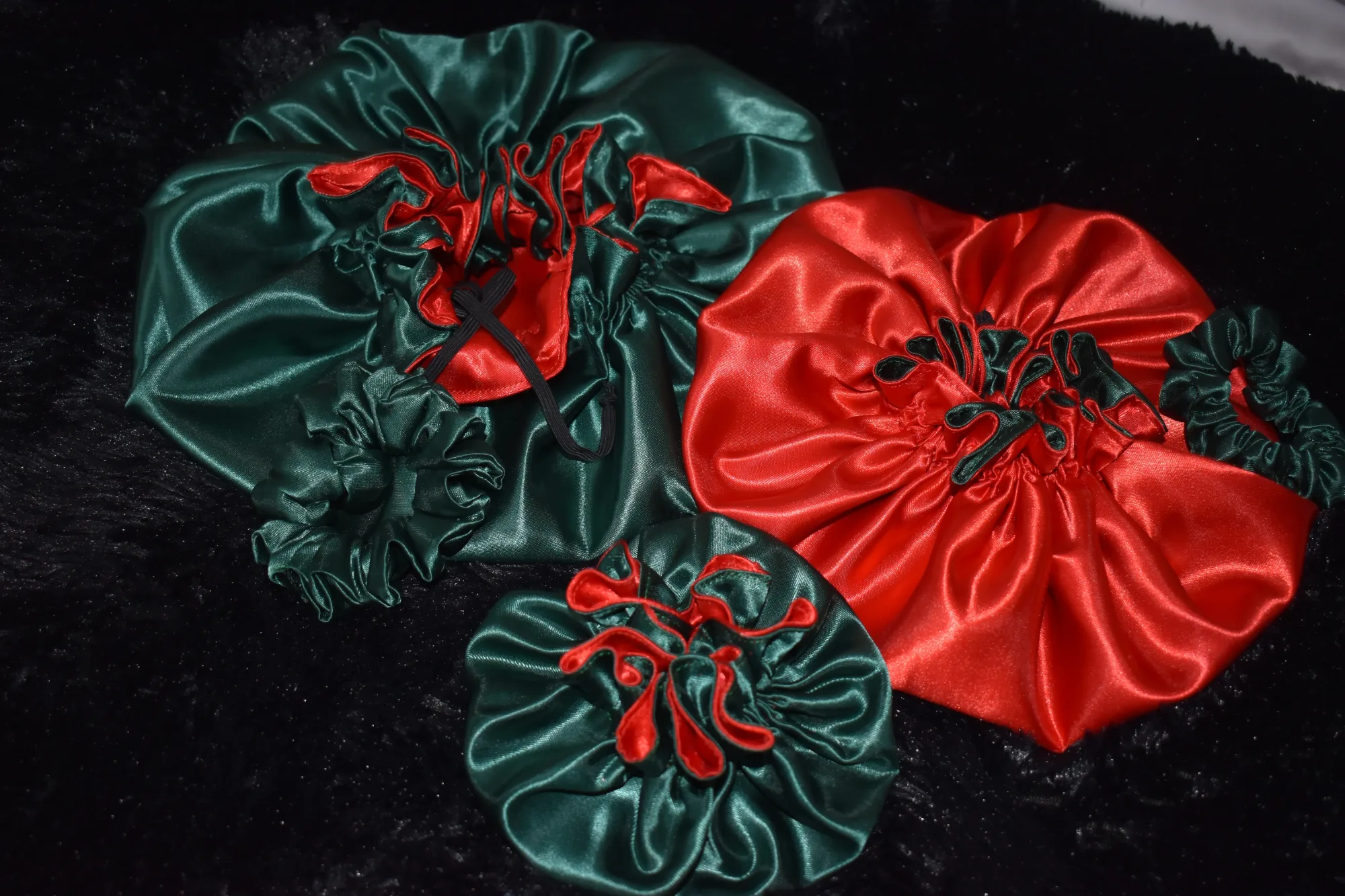 The Holly Berry Bonnet Set (Mommy, Me & Dolly)" photo 1