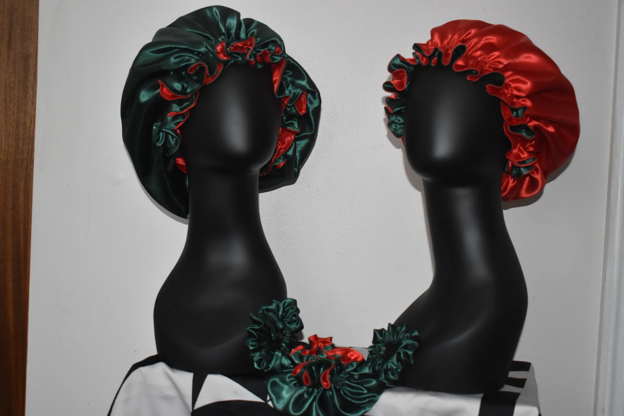 The Holly Berry Bonnet Set (Mommy, Me & Dolly)" photo 3