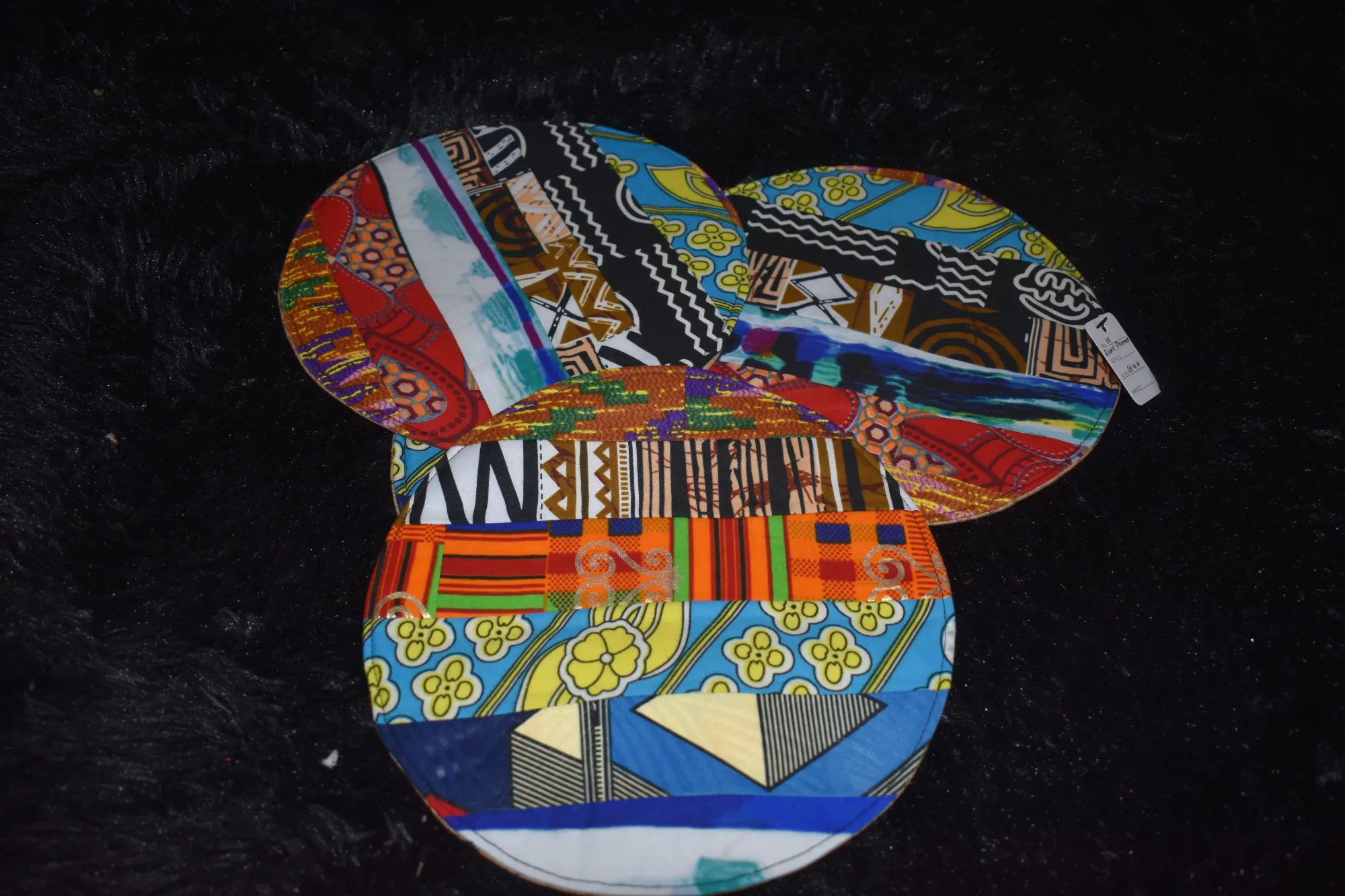 Patchwork Placemat Set -Circular Striped  photo 1