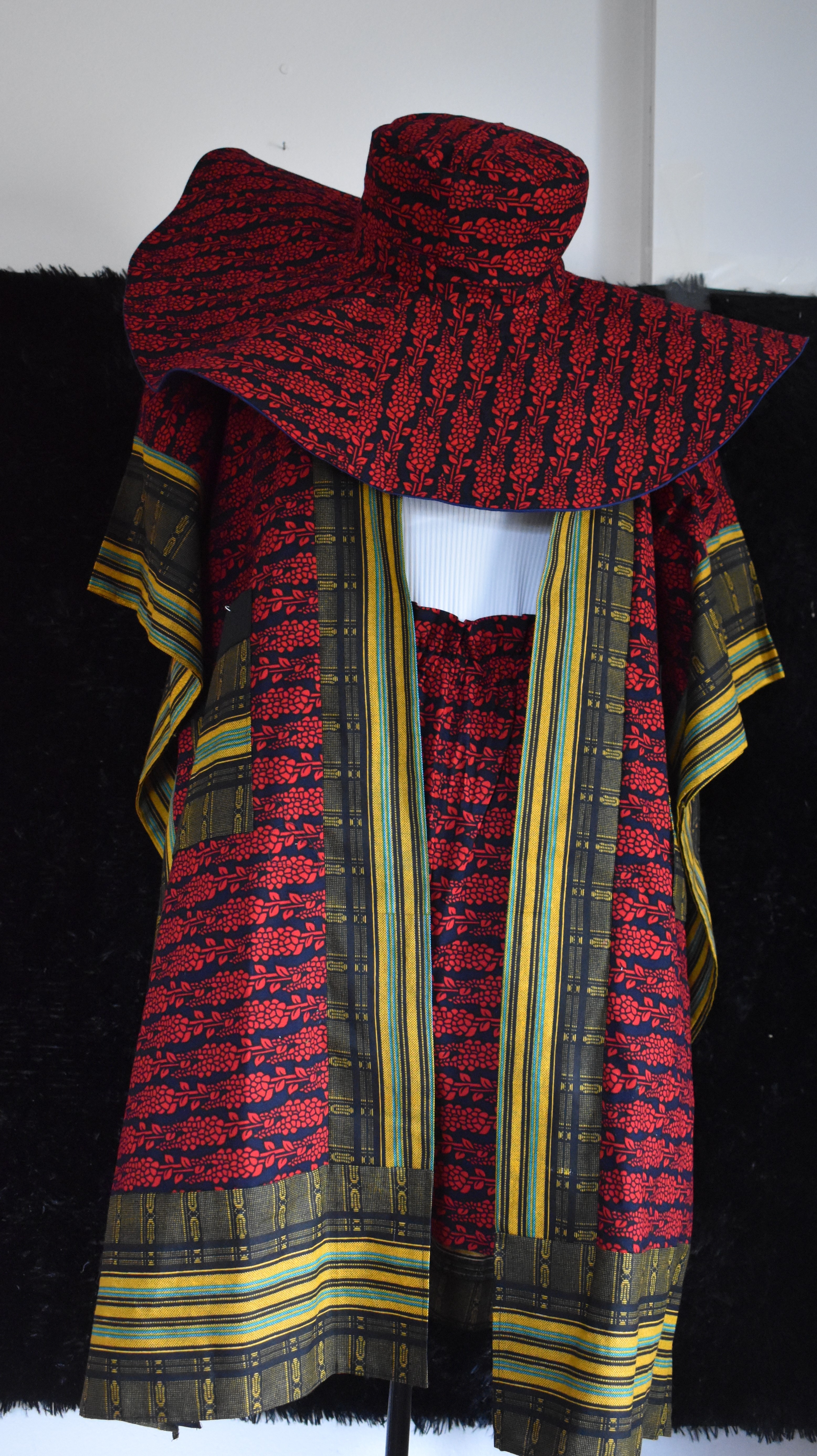 The Statement Ankara/Aso oke  Kimono photo 4