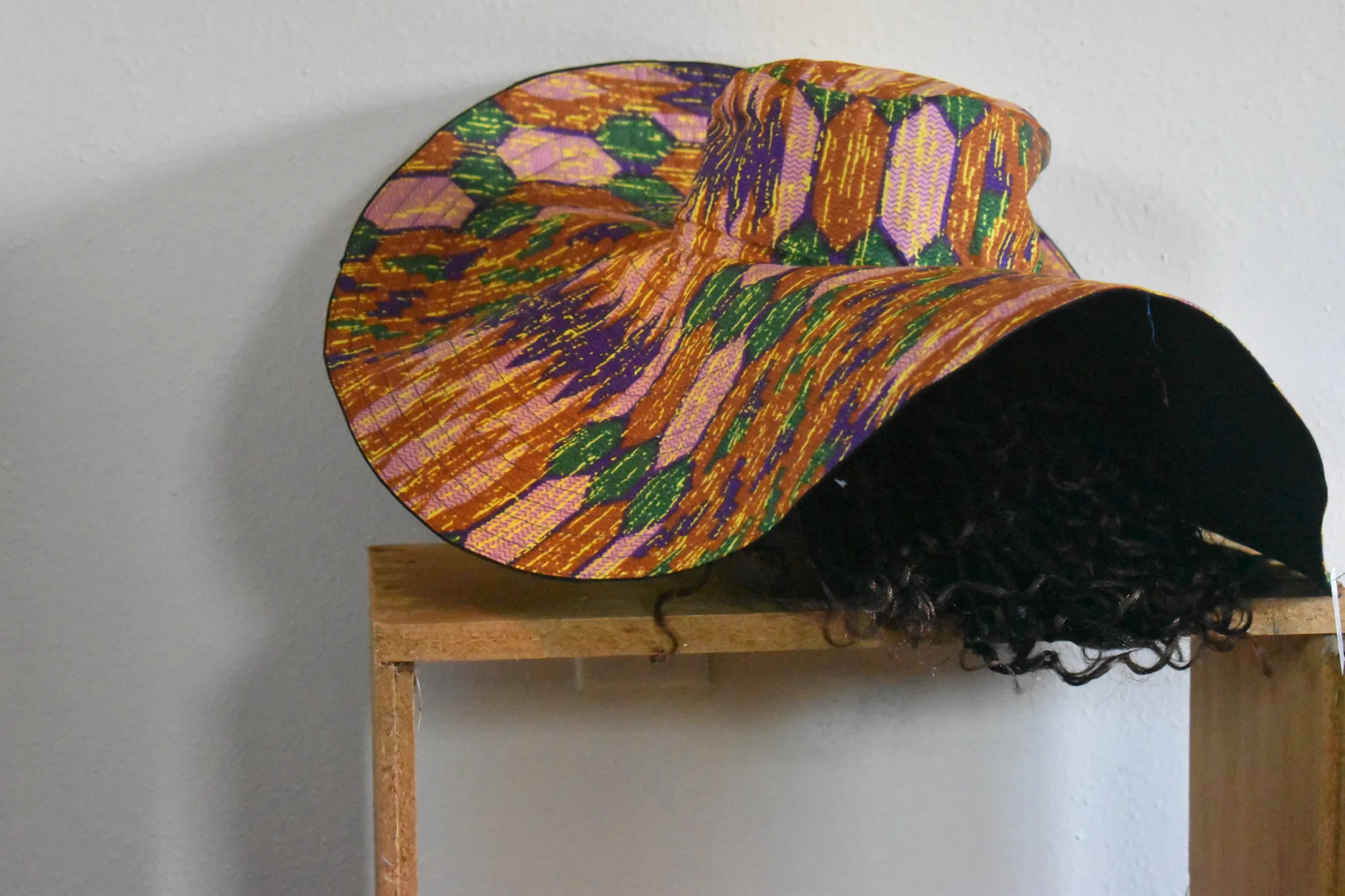 Reversible Jewel Tone Wide Brim Sun Hat XXXL photo 2
