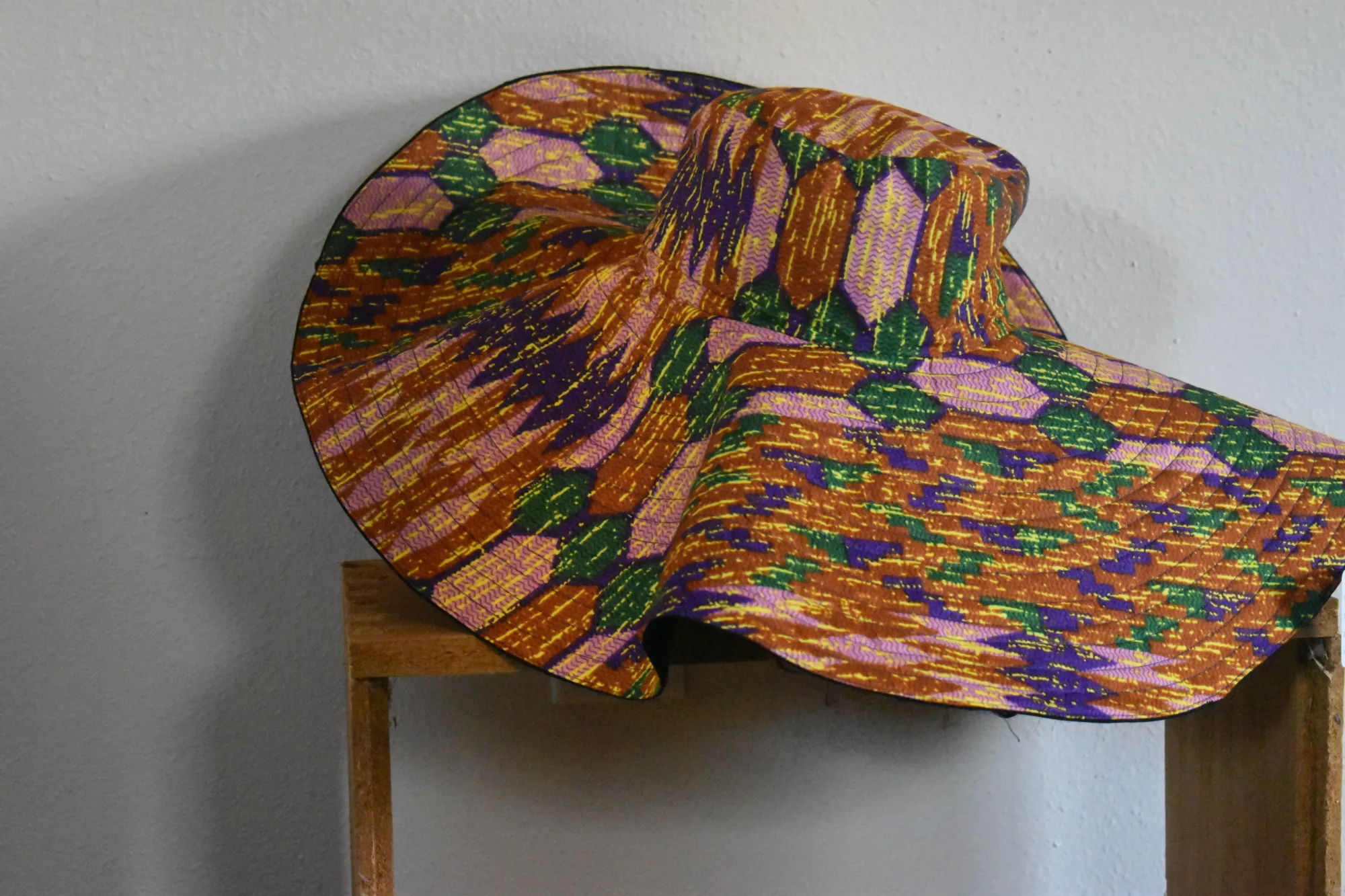 Reversible Jewel Tone Wide Brim Sun Hat XXXL photo 5