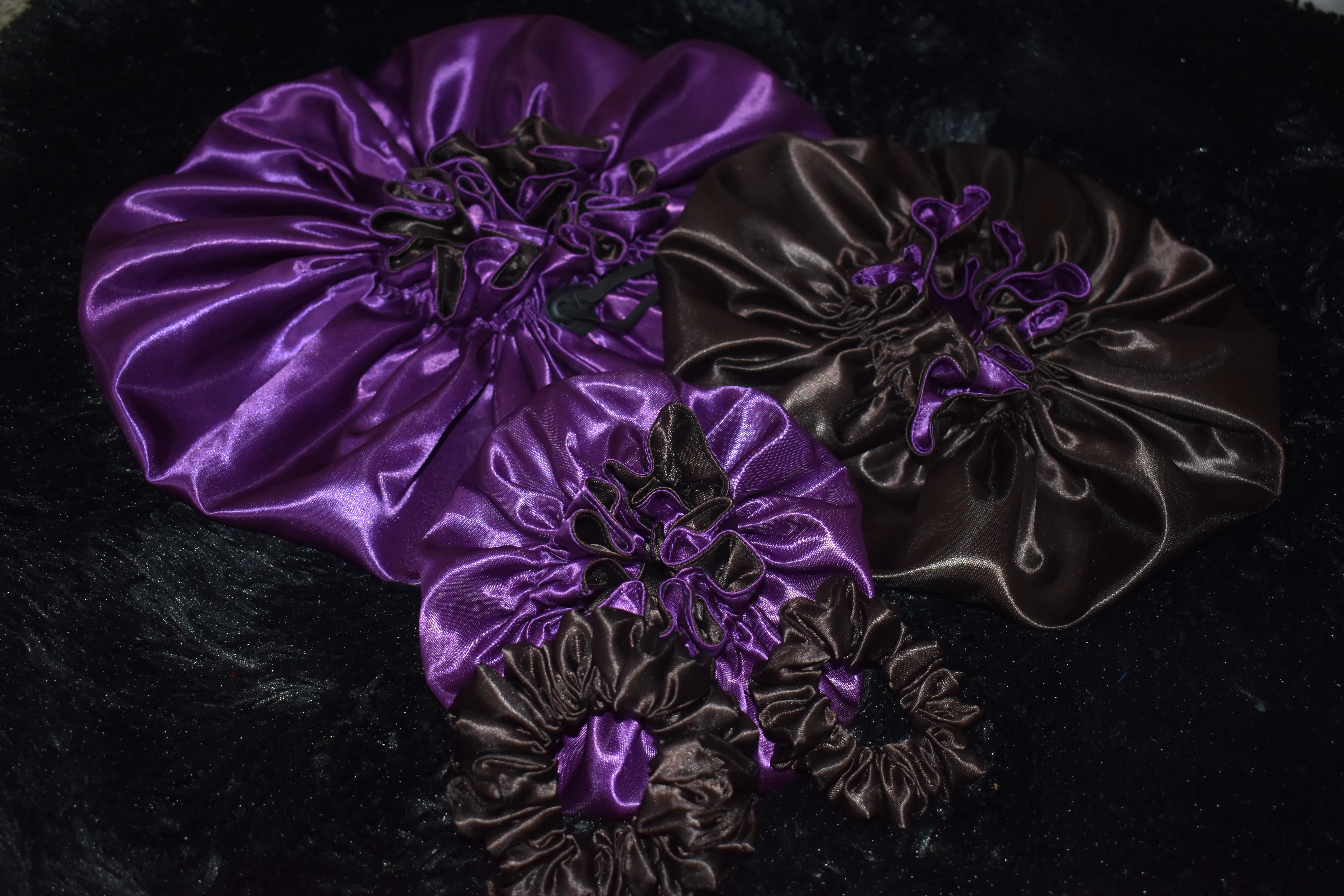 The Amethyst Mocha Bonnet Set(Mommy, Me & Dolly) photo 6