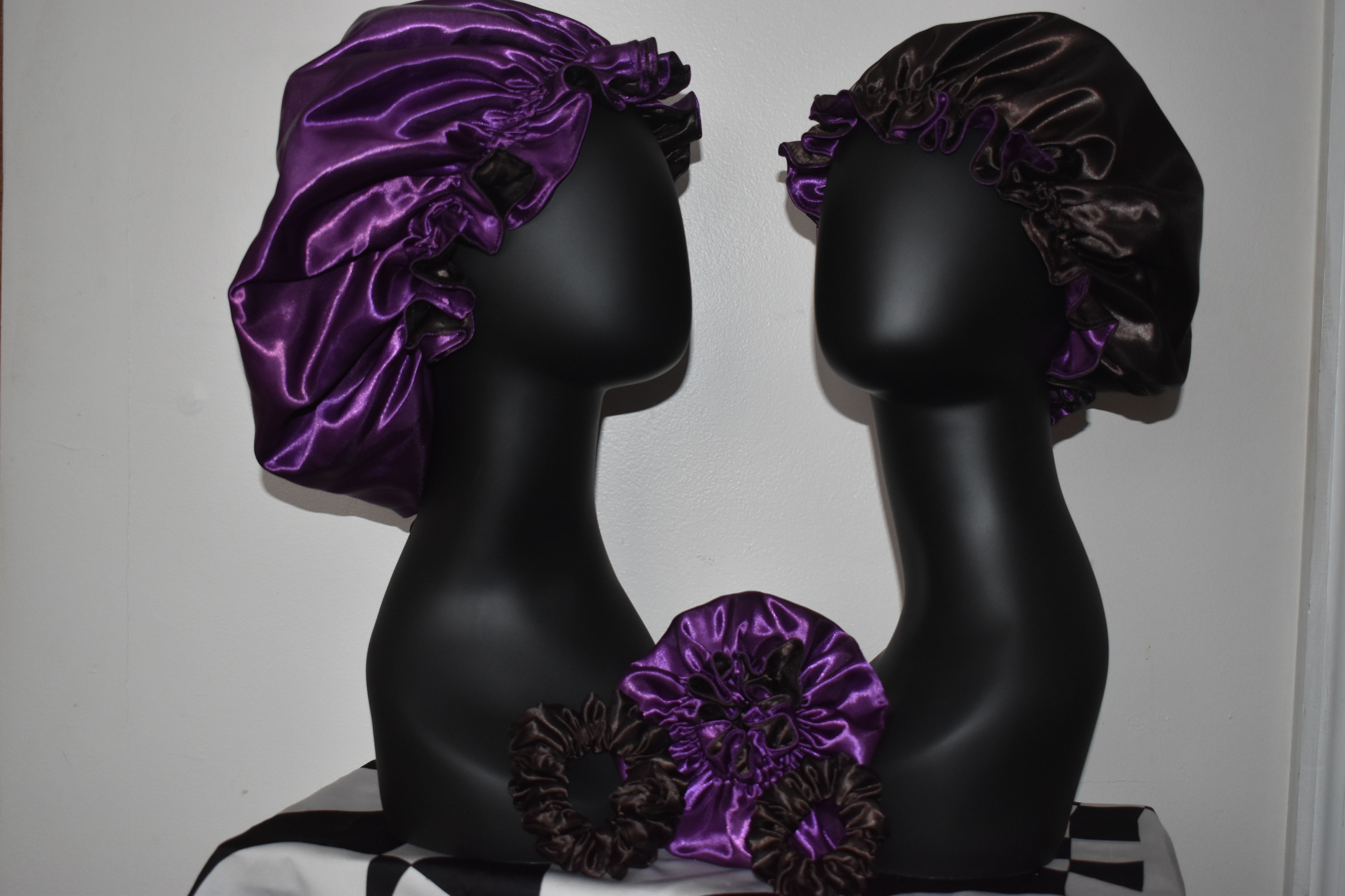 The Amethyst Mocha Bonnet Set(Mommy, Me & Dolly) photo 2